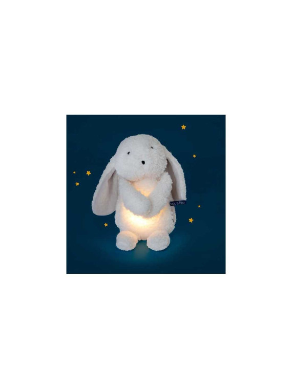 Lapin lumineux Puce & Pilou - Moulin Roty