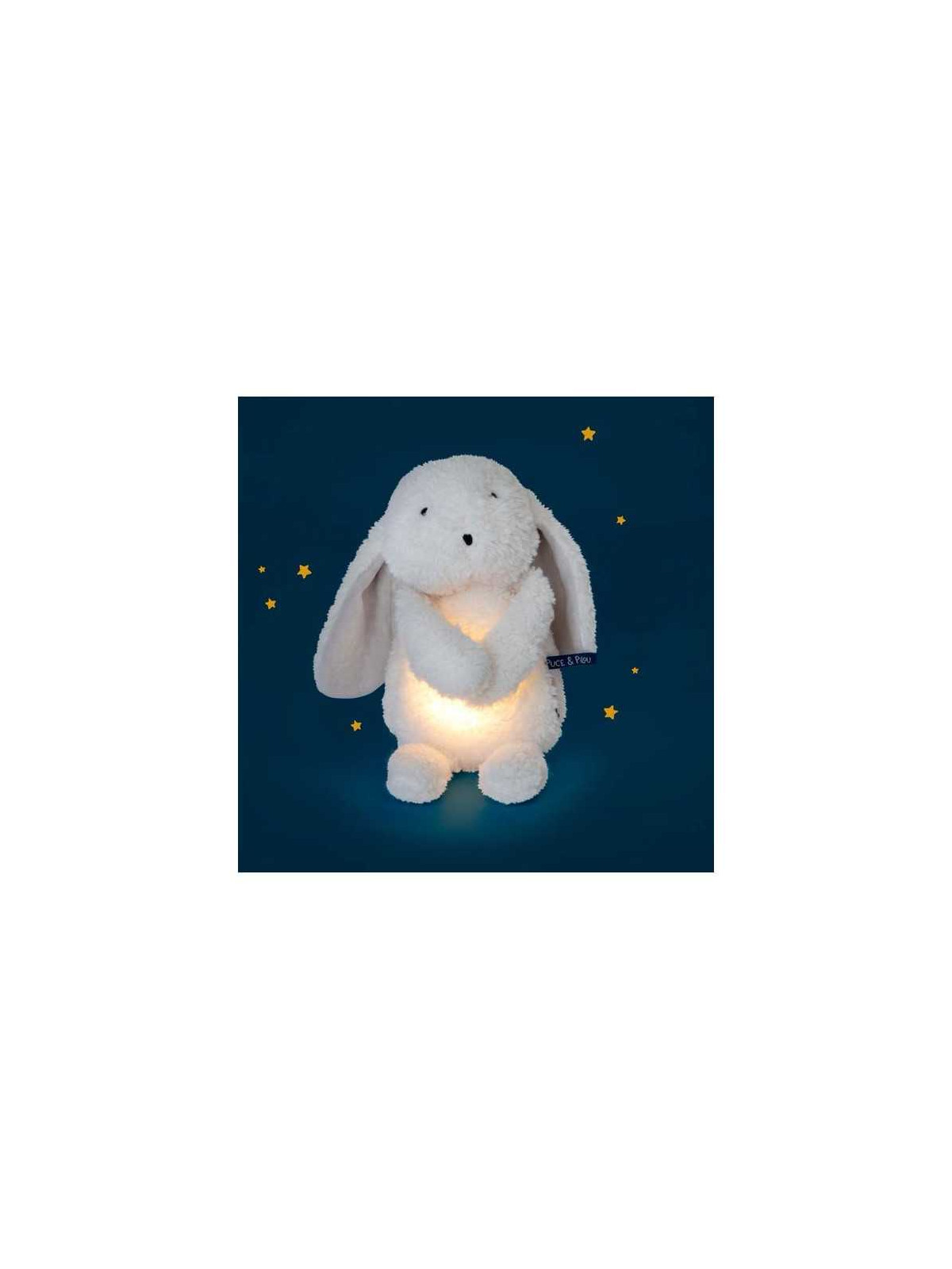 Lapin lumineux Puce & Pilou - Moulin Roty