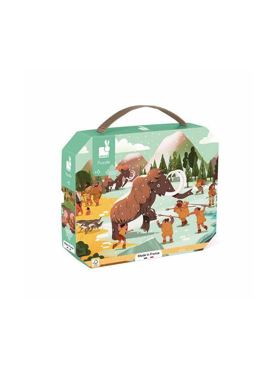 Puzzle Frise Préhistoire 100 pièces