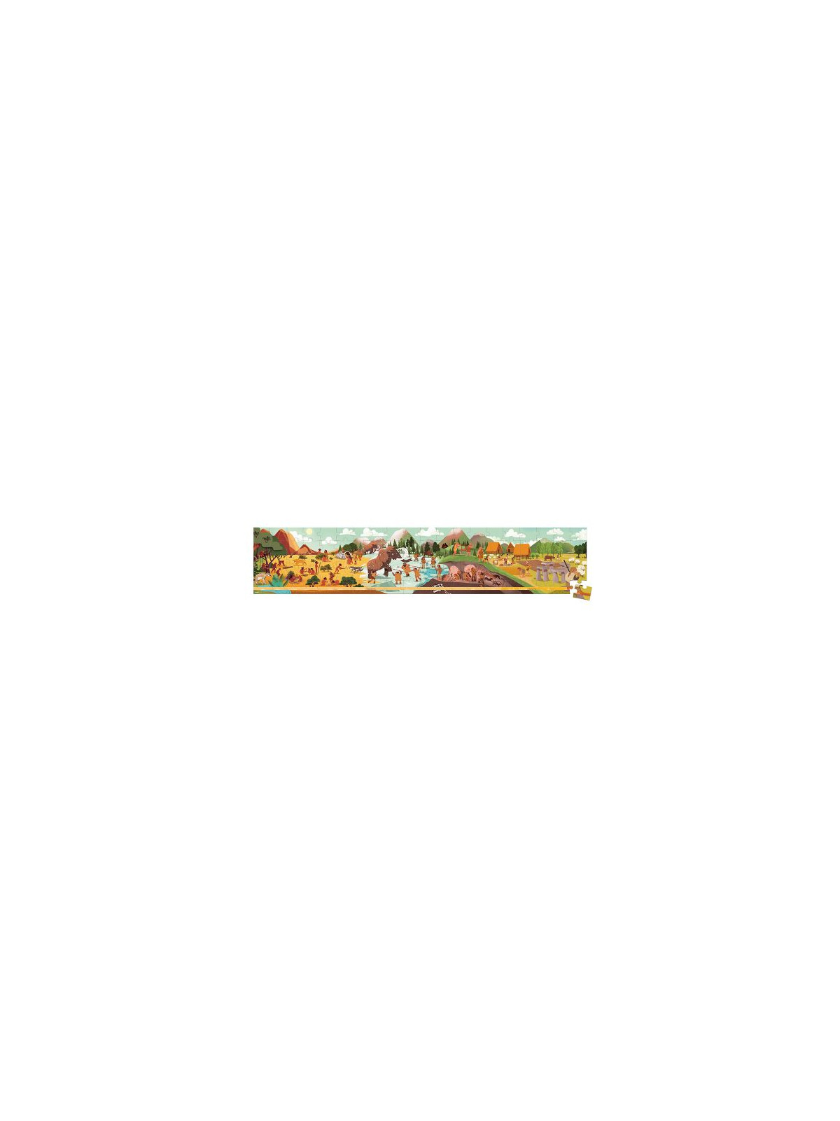 Puzzle Frise Préhistoire 100 pièces