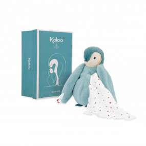 Doudou manchot vert