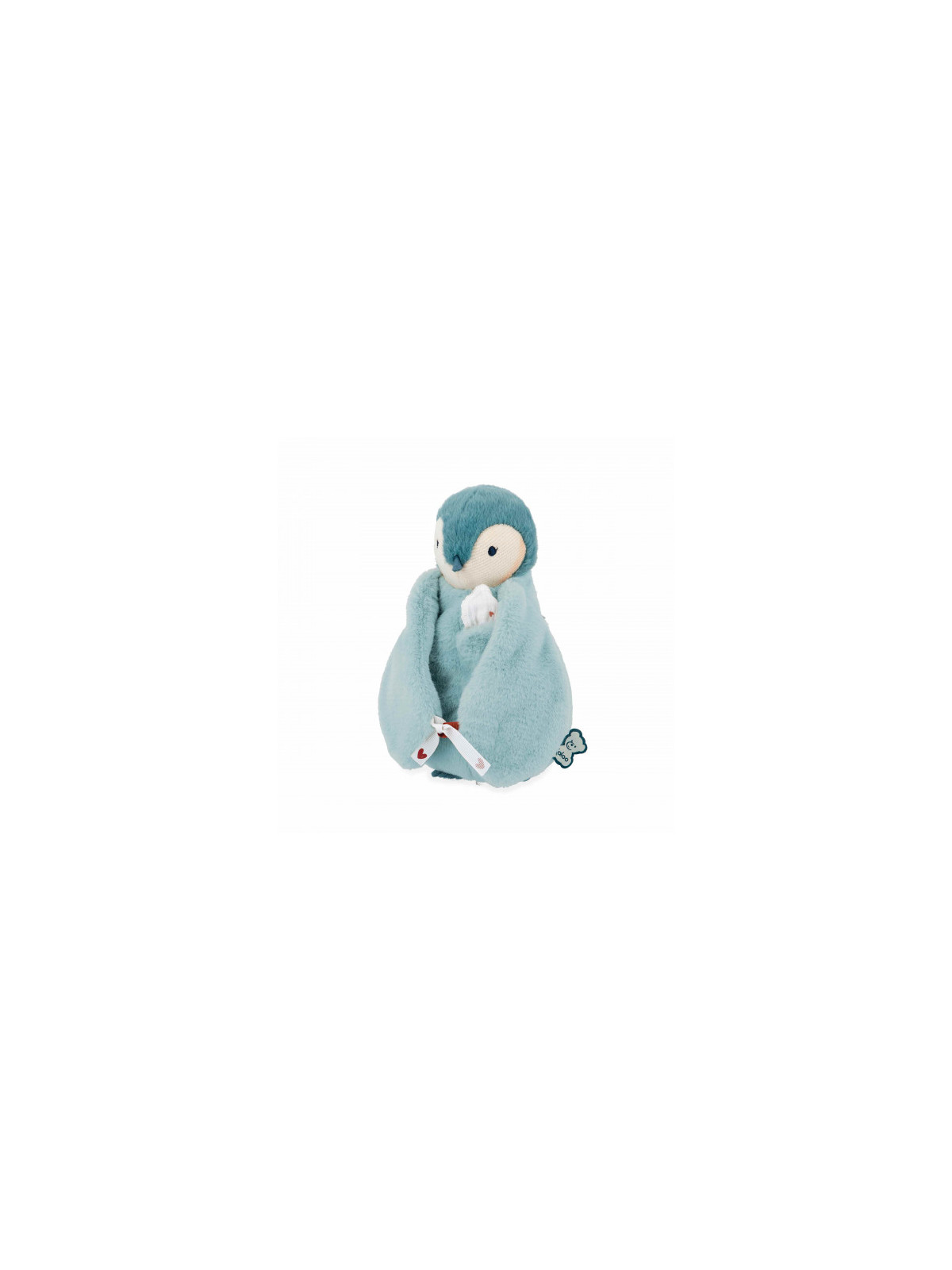 Doudou manchot vert