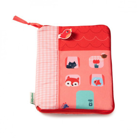 Protège carnet de santé Forêt - Rose