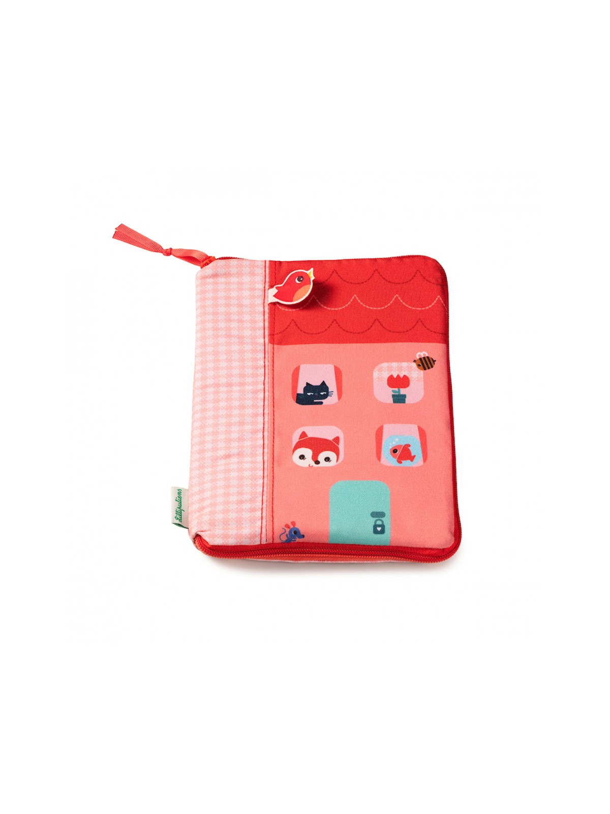 Protège carnet de santé Forêt - Rose