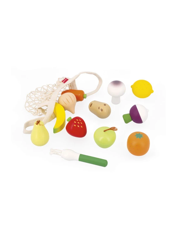 Set 12 Fruits et Légumes Filet Mamie Soleil