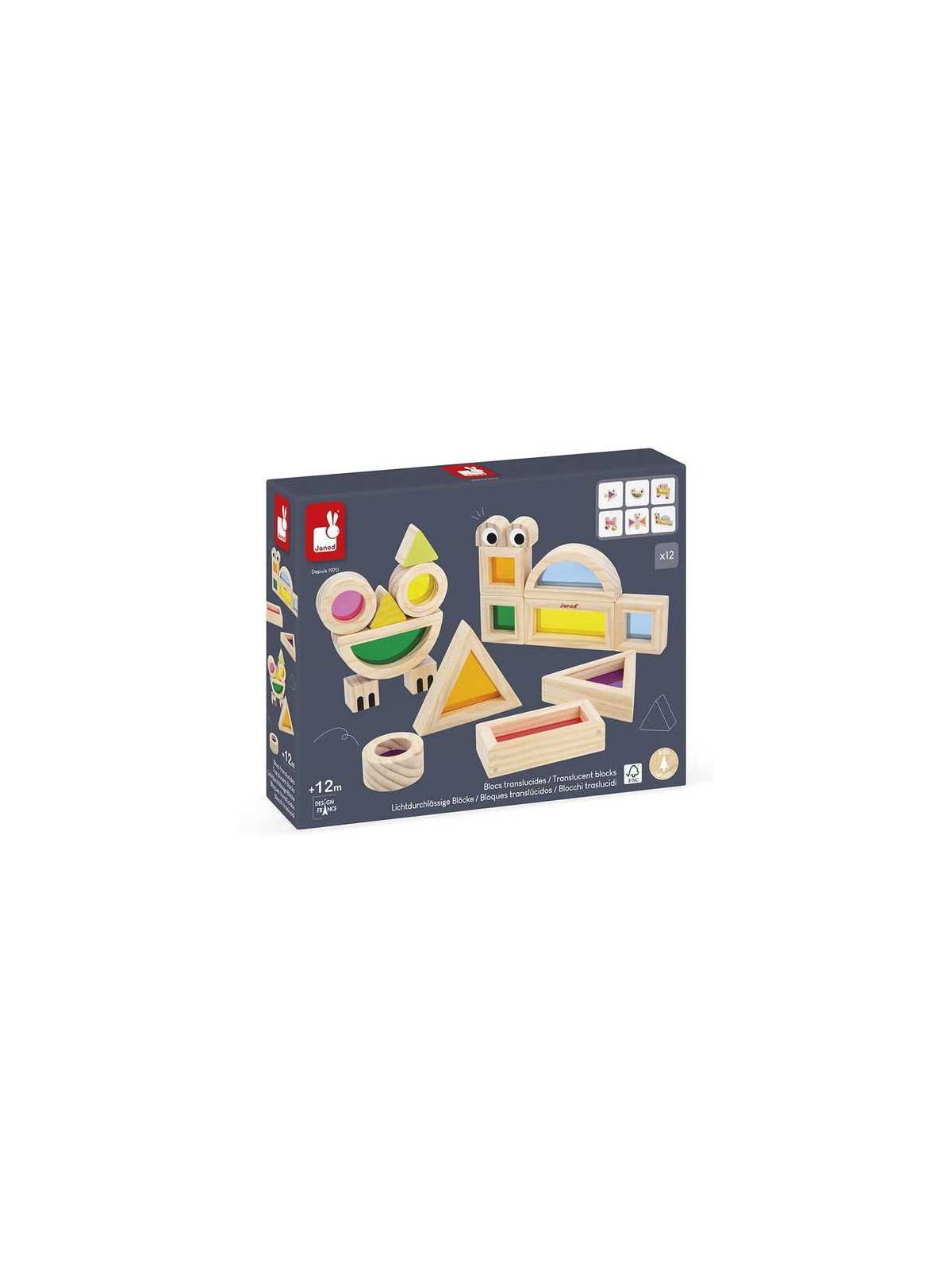 Jeu Sensoriel - Blocs Translucides