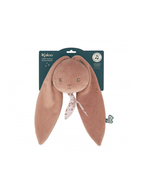 Peluche musicale lapin Terracotta