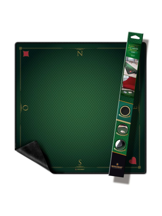 TAPIS DE CARTES PRESTIGE VERT 60x60 cm