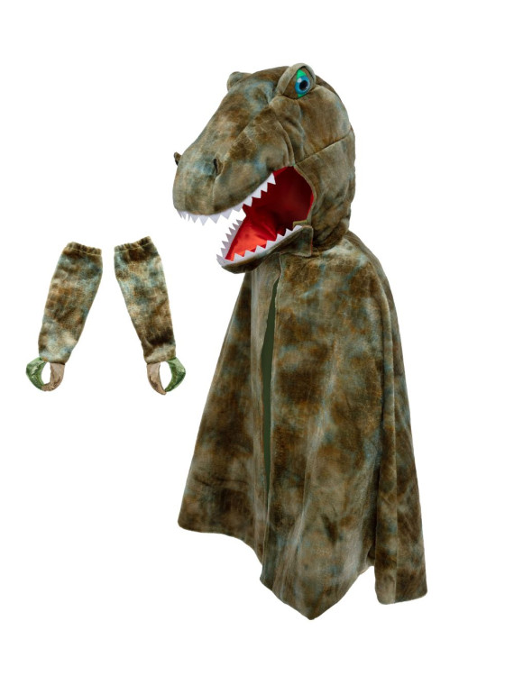 Cape de T-rex avec griffes 7 -8 ans