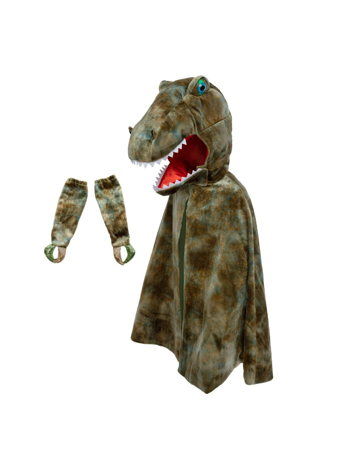 Cape de T-rex avec griffes 7 -8 ans