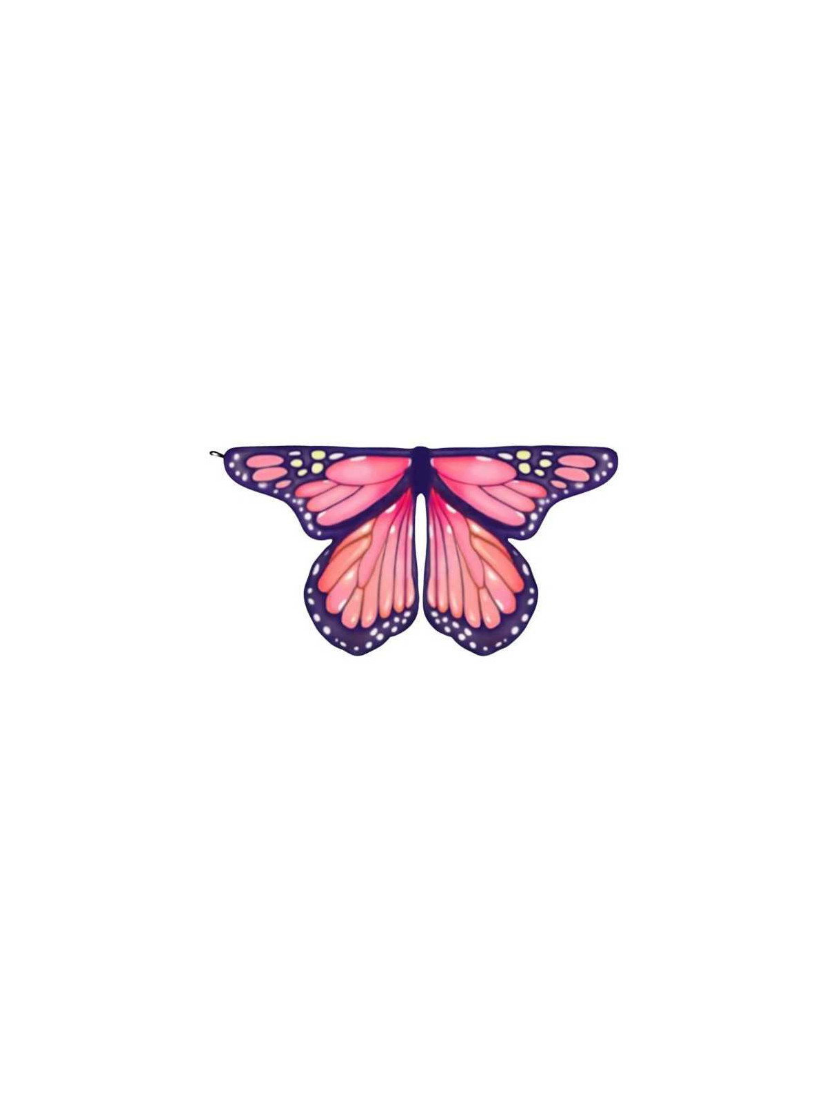 Ailes de papillon monarque roses