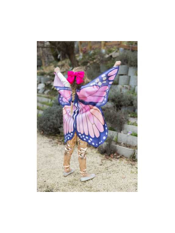 Ailes de papillon monarque roses