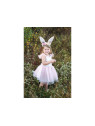 Robe de lapin avec coiffe, taille  5-6