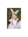Robe de lapin avec coiffe, taille  5-6