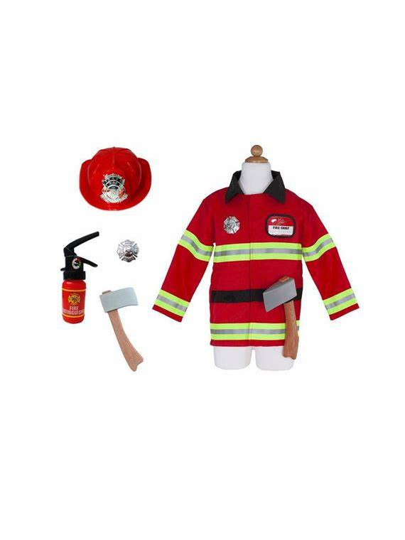 Pompier avec accessoires 5-6 ans
