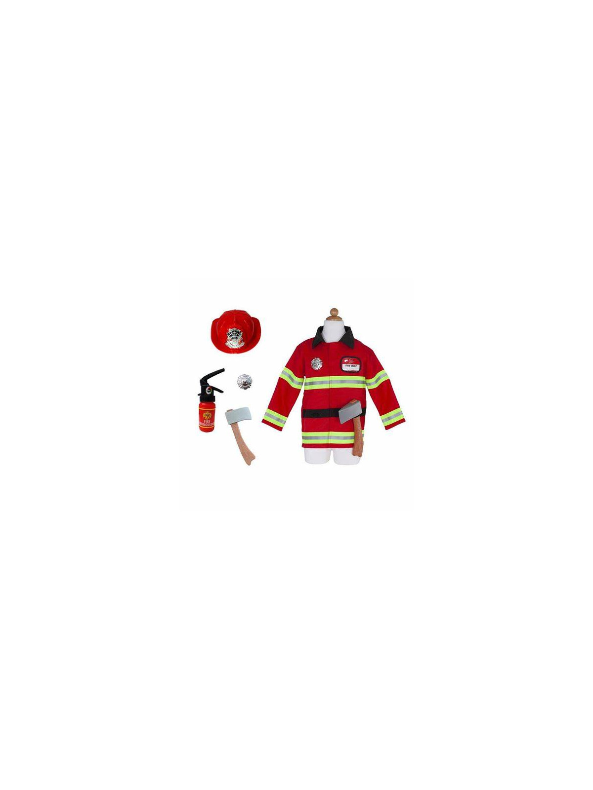 Pompier avec accessoires 5-6 ans