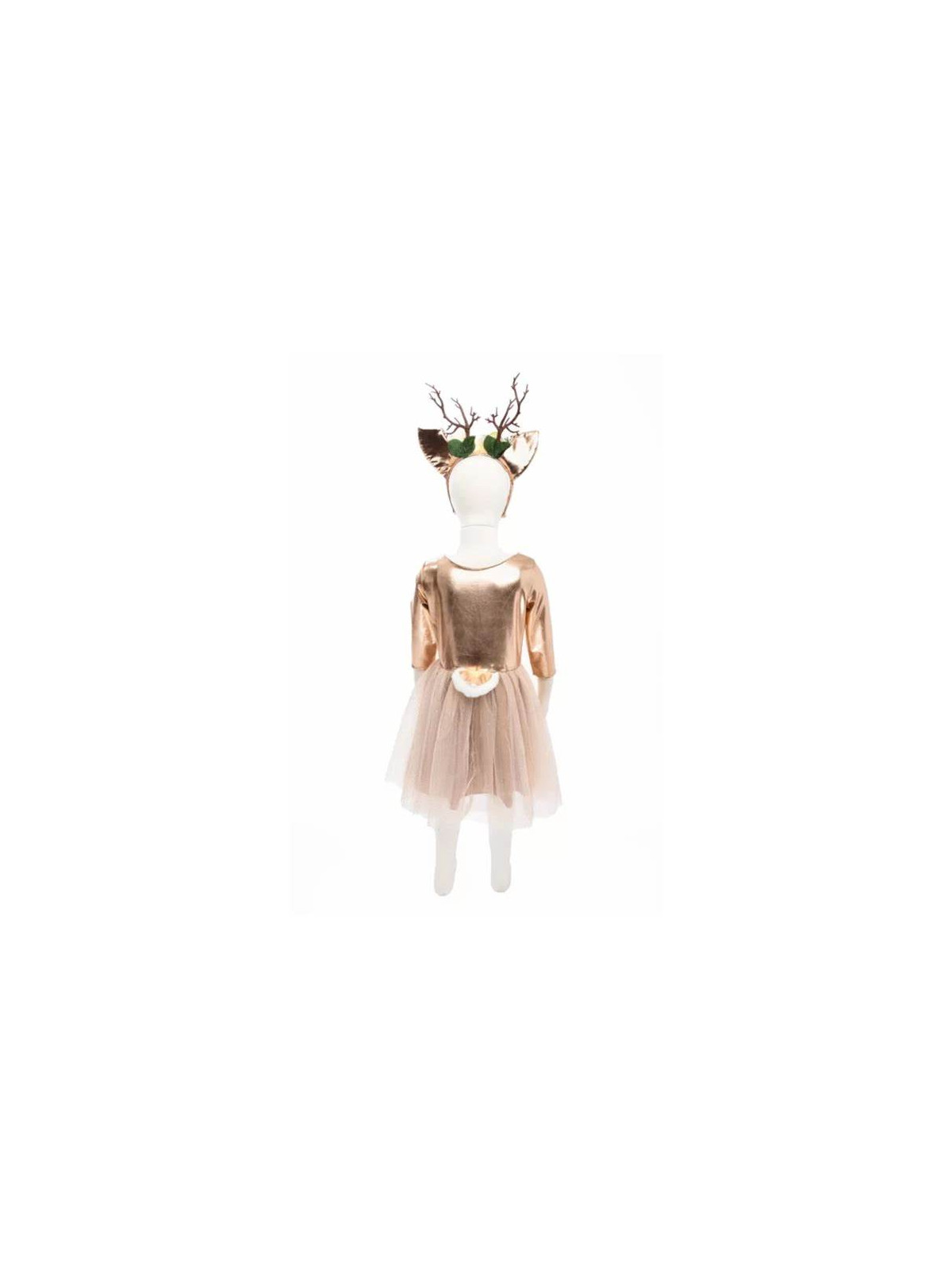 Robe de cerf des bois avec coiffe 5 - 6 ans