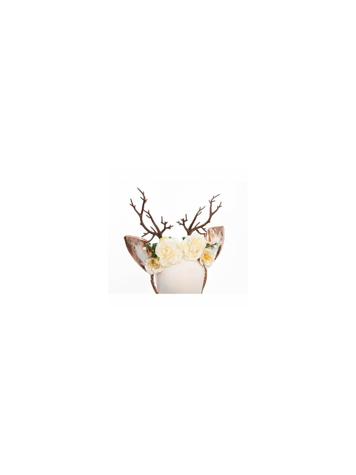 Robe de cerf des bois avec coiffe 5 - 6 ans