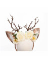 Robe de cerf des bois avec coiffe 5 - 6 ans