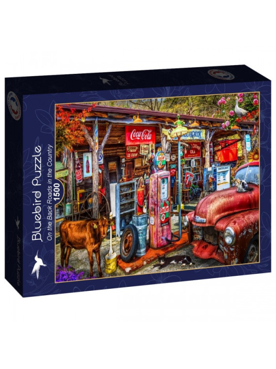 On the Back Roads in the Country 1500 pieces