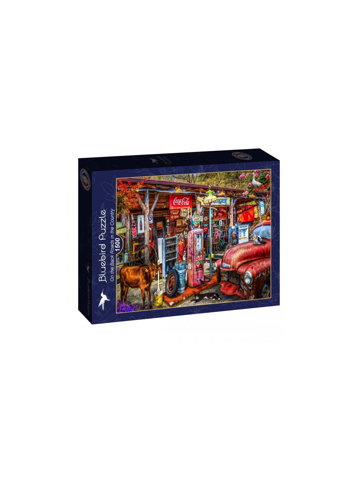 On the Back Roads in the Country 1500 pieces