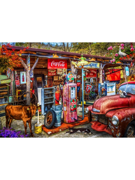 On the Back Roads in the Country 1500 pieces