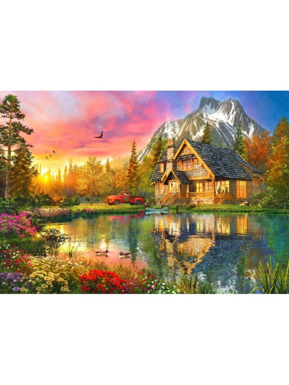 The Mountain Cabin 1000 pieces