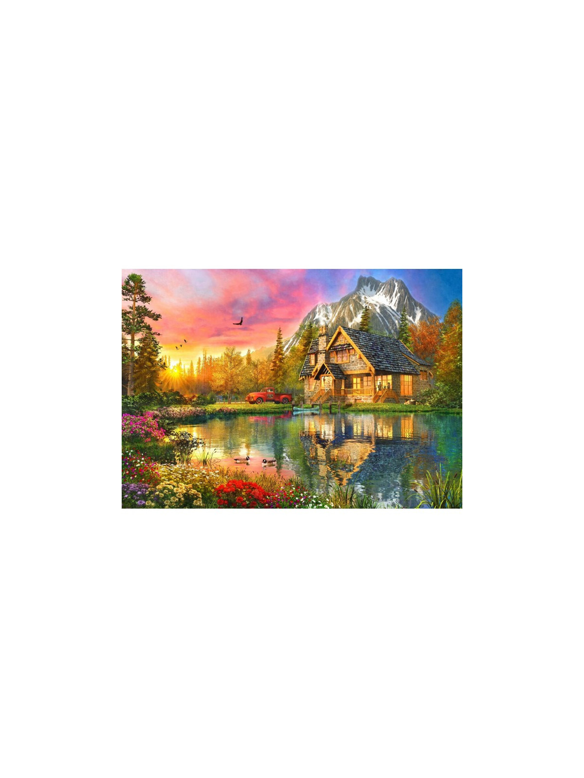 The Mountain Cabin 1000 pieces
