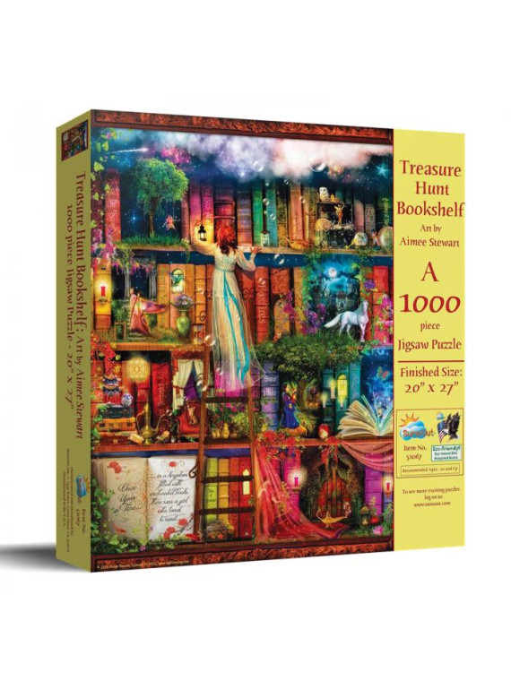 Aimee Stewart - Treasure Hunt Bookshelf 1000 pieces