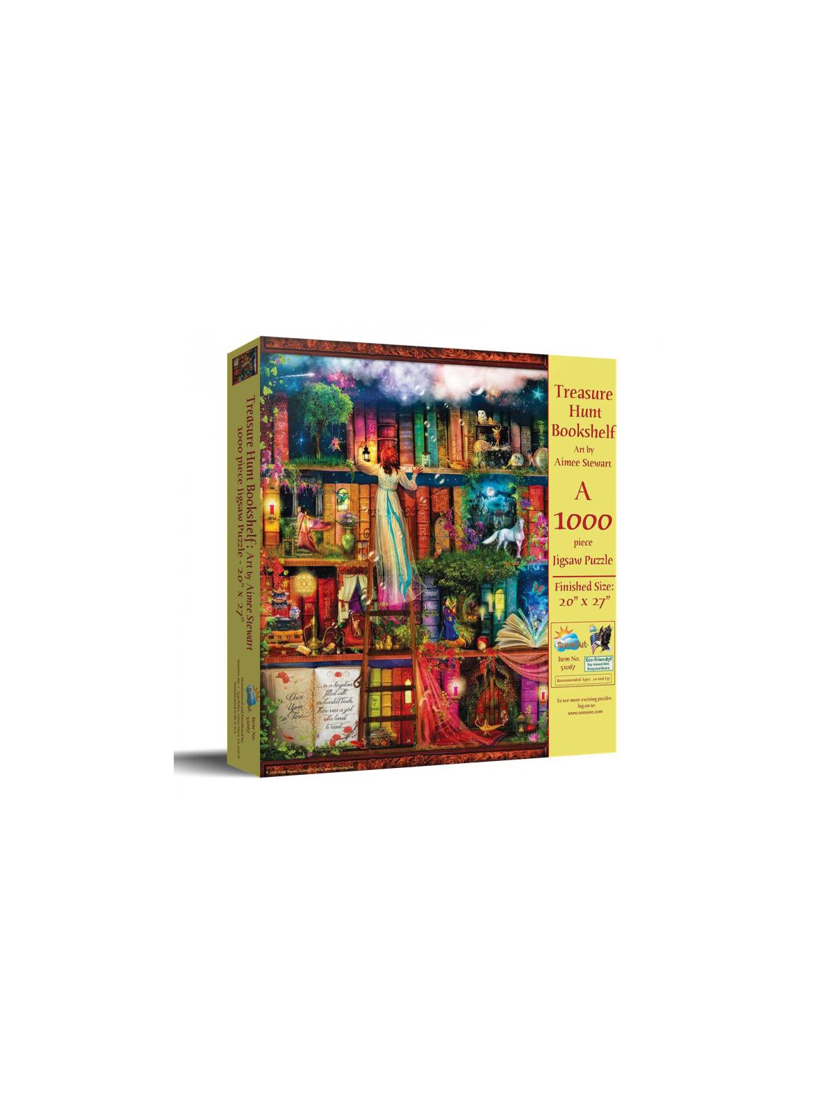Aimee Stewart - Treasure Hunt Bookshelf 1000 pieces