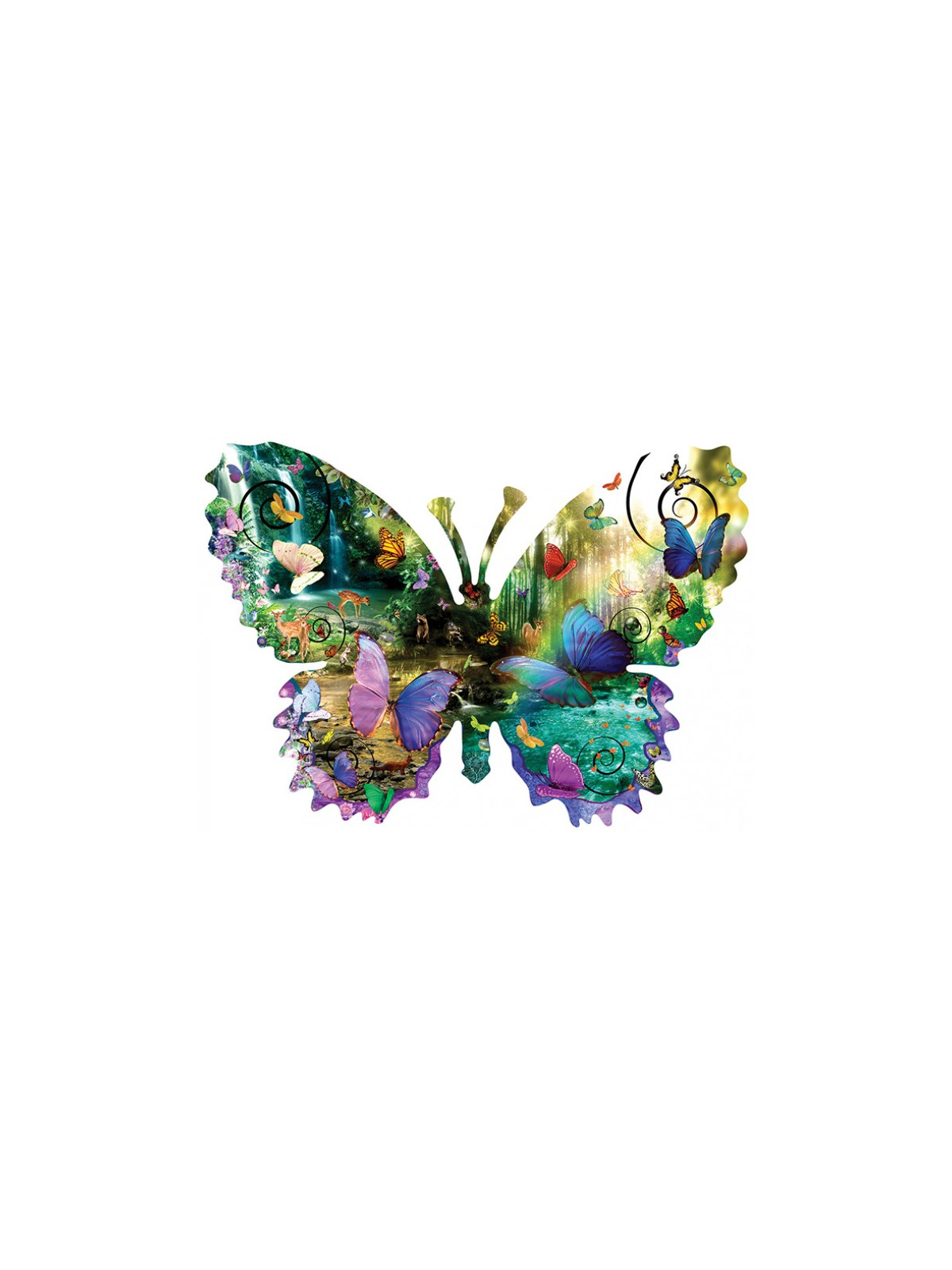 Pièces XXL - Alixandra Mullins  Forest Butterfly 1000 pieces