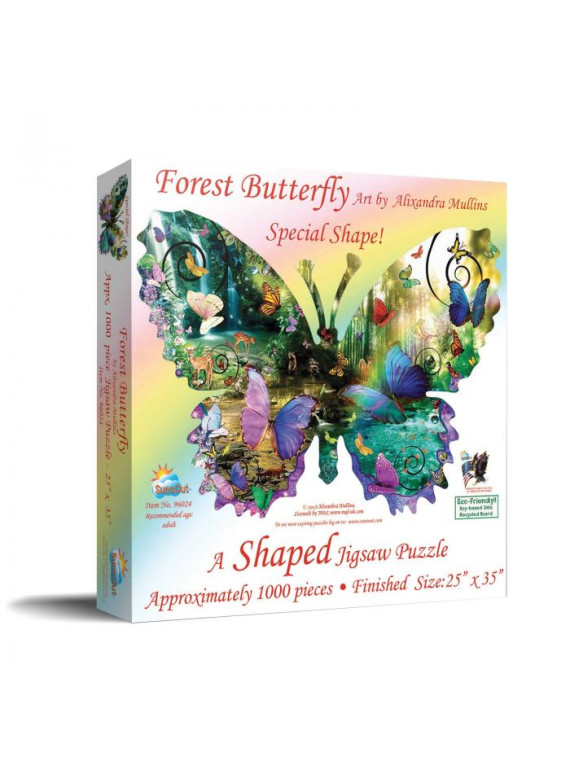 Pièces XXL - Alixandra Mullins  Forest Butterfly 1000 pieces