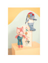 Peluche câline Jeanne le chat