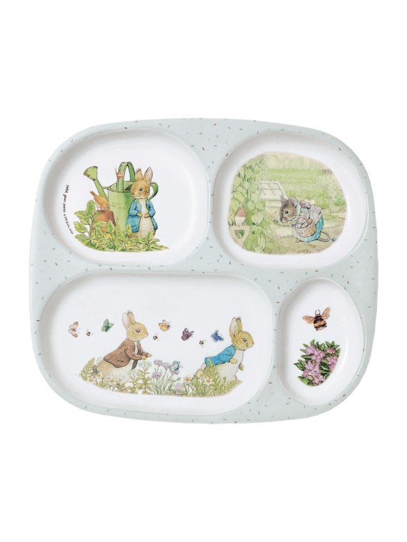 PLATEAU À 4 COMPARTIMENTS PIERRE LAPIN