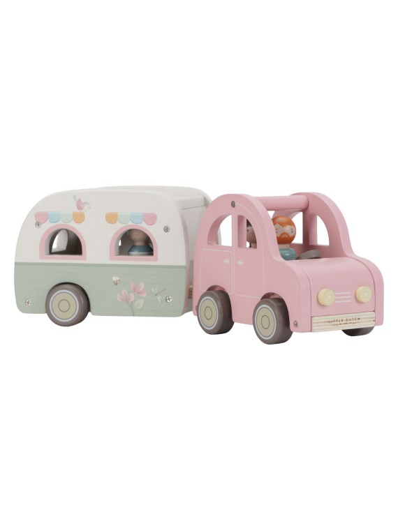 Voiture avec caravane