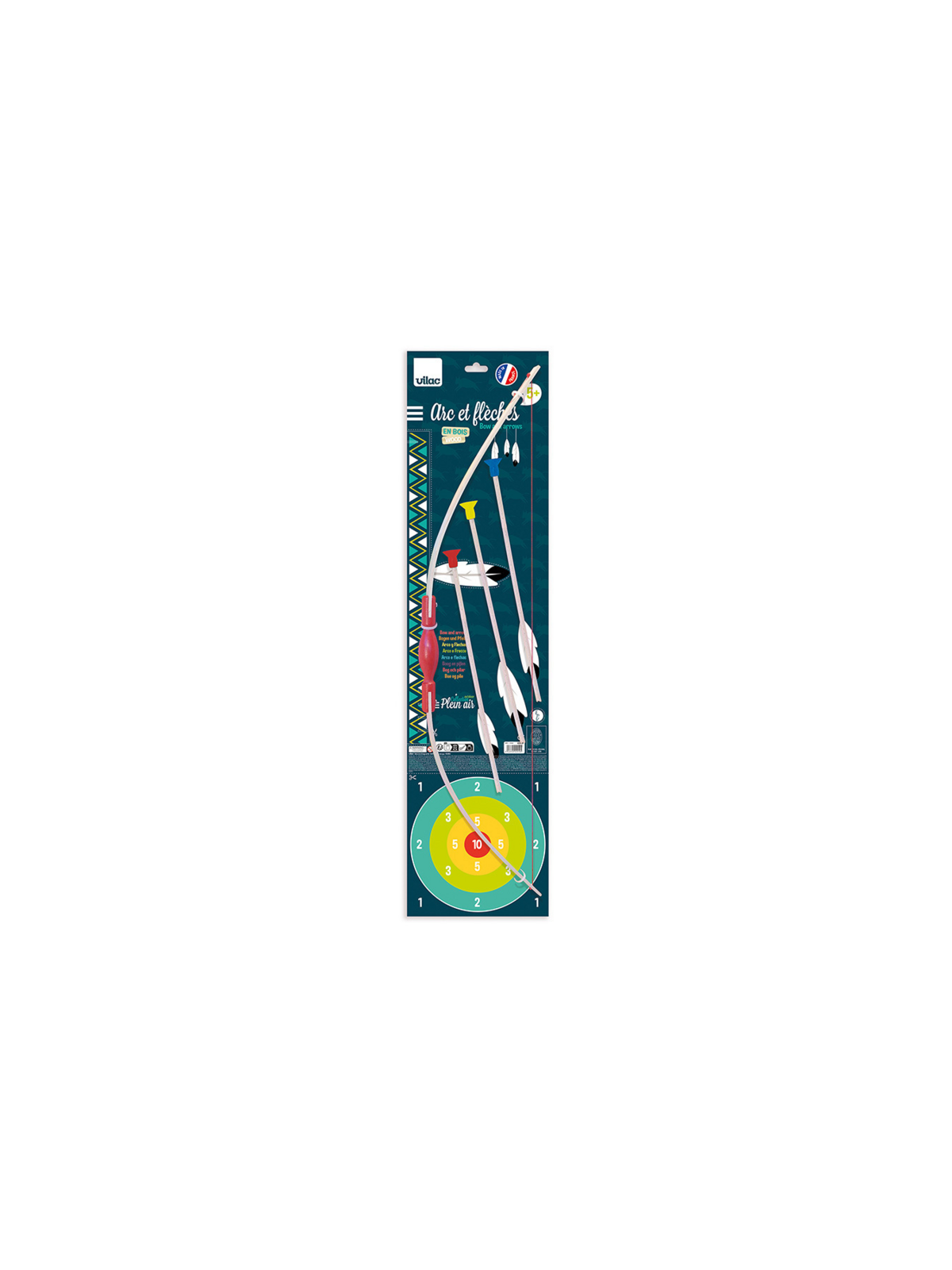 Arc + 3 flèches sur carte