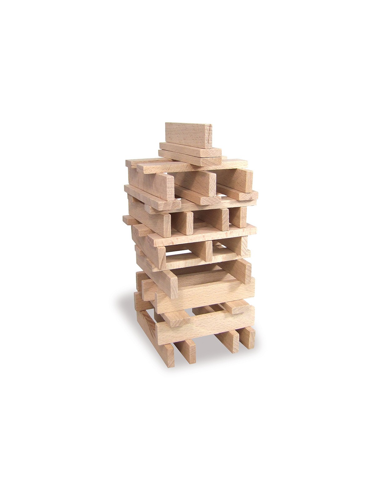 Jeu de construction en bois, Batibloc Classic 100 planchette