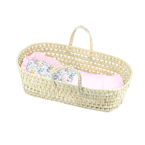 Couffin avec garnissage "Liberty Rose" 50 cm