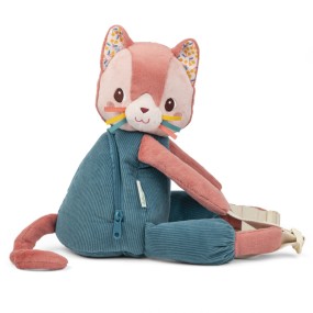 Sac à dos doux Jeanne le chat
