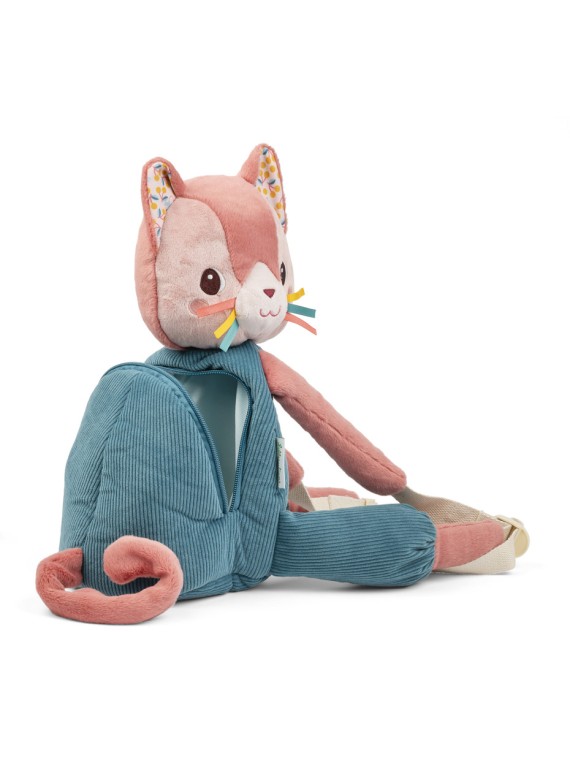 Sac à dos doux Jeanne le chat