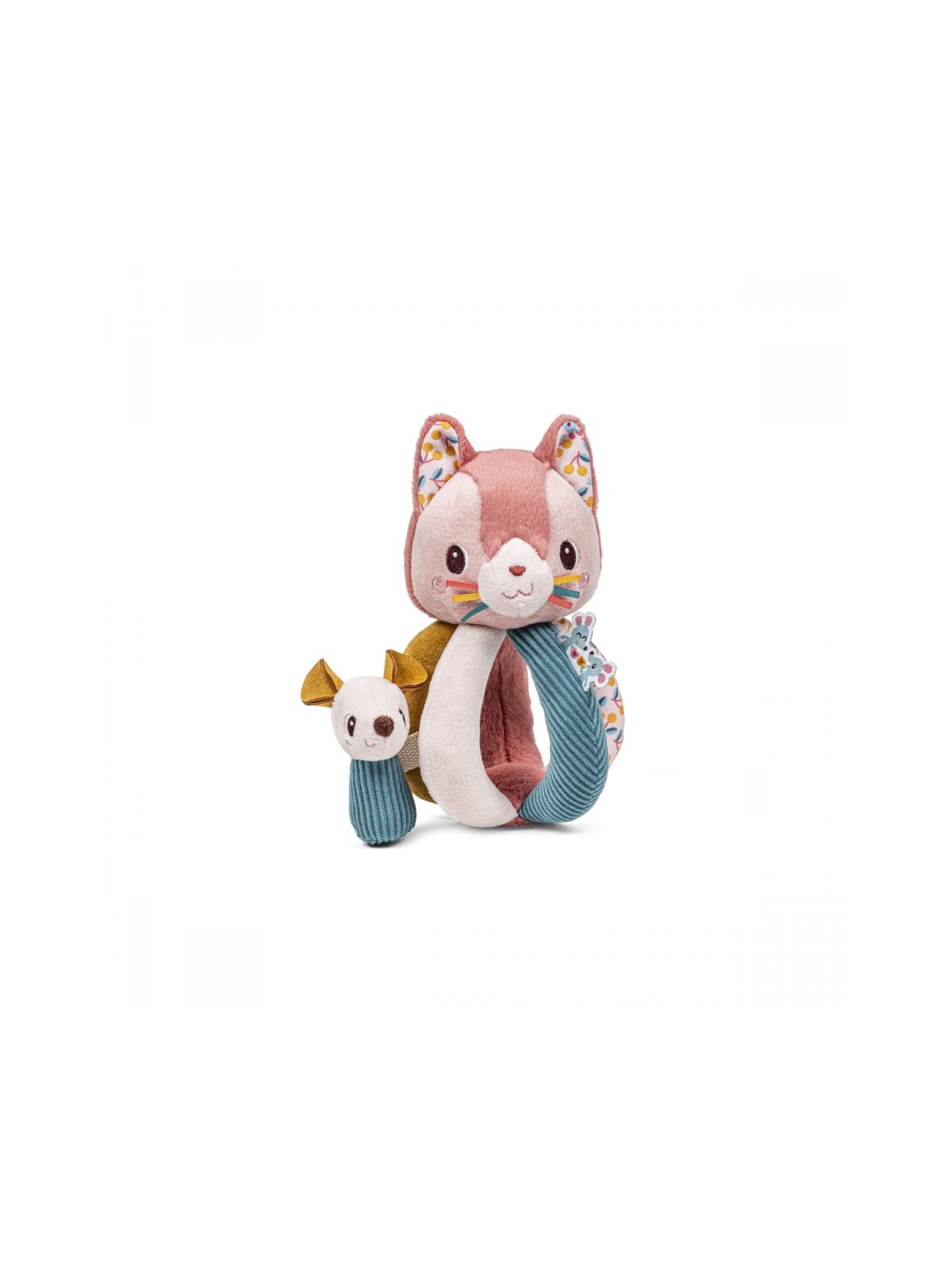 Hochet à poignées Jeanne le chat