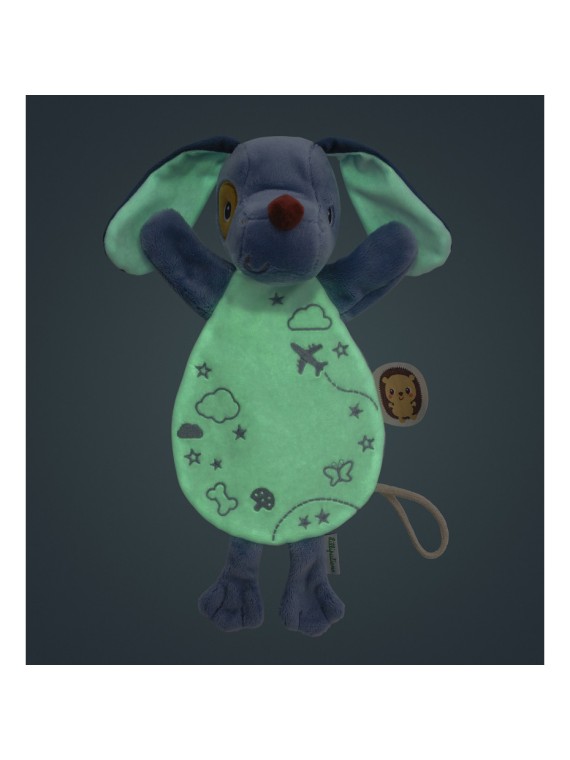 Doudou marionnette phosphorescent Jules