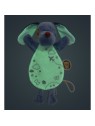 Doudou marionnette phosphorescent Jules