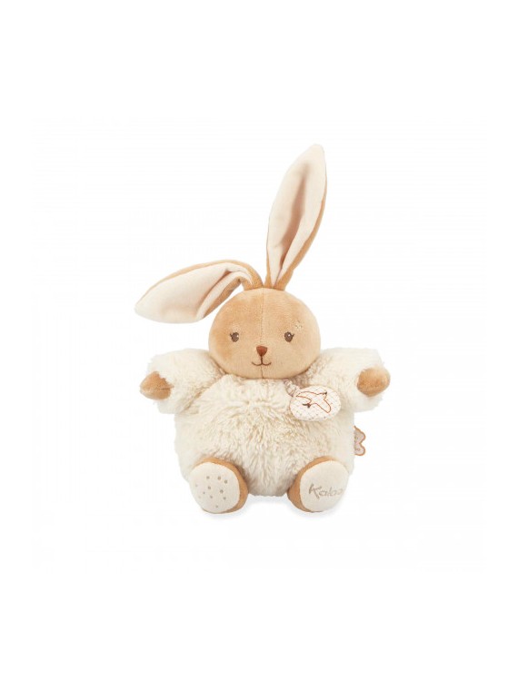 Peluche musicale lapin Patapouf Crème - 17 cm