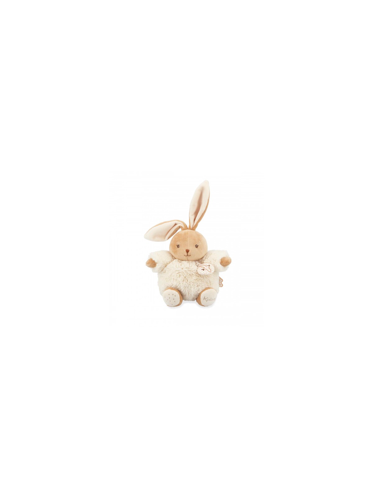 Peluche musicale lapin Patapouf Crème - 17 cm