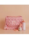 Ensemble Sac à Langer pour Poupée - Vichy Rose - Tiny Harlow