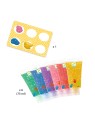 6 tubes de peinture à doigts - Paillettes