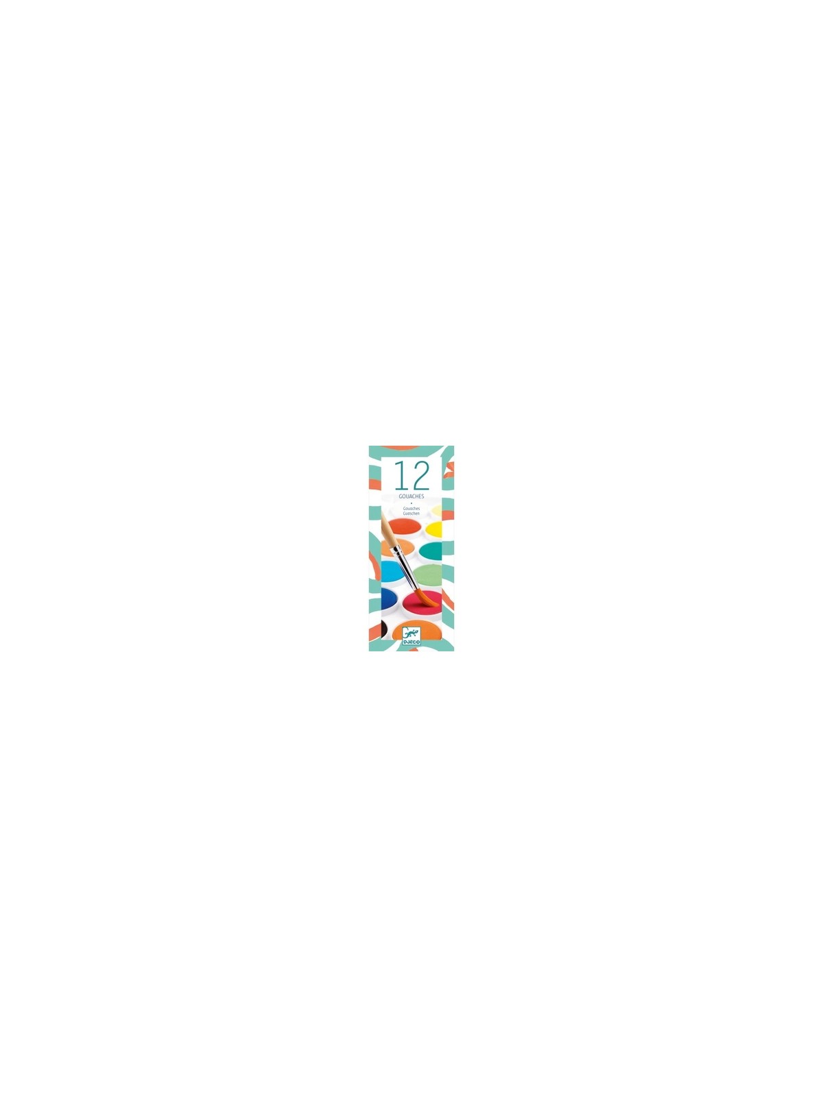 12 pastilles gouaches Classique
