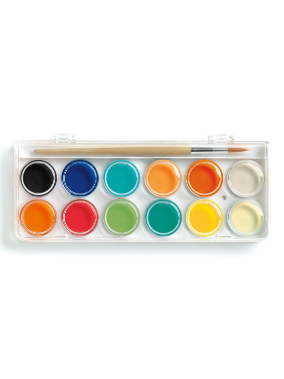 12 pastilles gouaches Classique