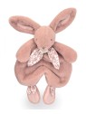 Doudou lapin Rose poudré - 29 cm